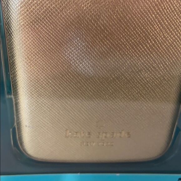 NWT Kate Spade iPhone 7S Gold Leather Case - Picture 3 of 4